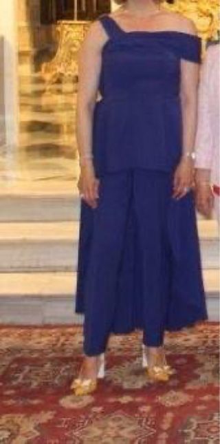 Conjunto Al Conde Pantalón y Casaca Azul