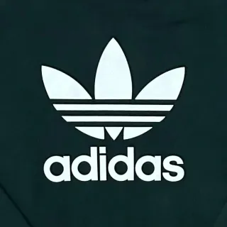 Felpa con Cappuccio Adidas Verde Originale Cotone