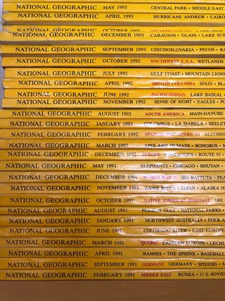 Revistas National Geographic. 1 euro ejemplar