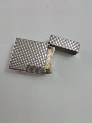 Encendedor S.T. Dupont Baño Plata P. Diamante