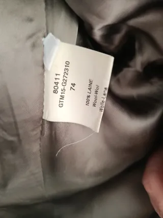 Abrigo Givenchy 100% lamaGris