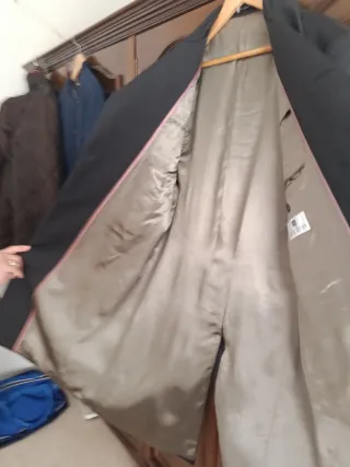 Abrigo Givenchy 100% lamaGris