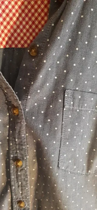 Camisa LOGG HM azul con lunares