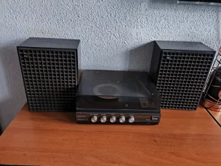 Tocadiscos Bettor EF-141 Negro/Marrón