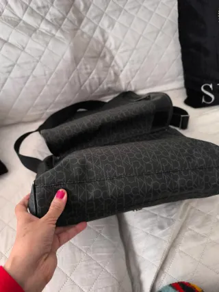 Maletín Calvin Klein Negro/Gris