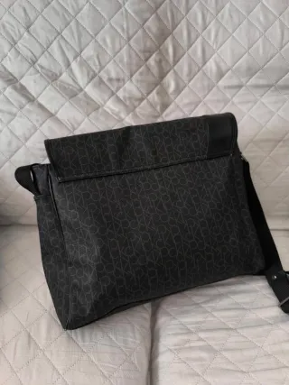 Maletín Calvin Klein Negro/Gris