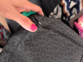 Maletín Calvin Klein Negro/Gris