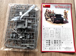 MAQUETA MINIART JEEP DE MANDO SOVIETICO 35048