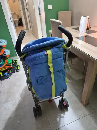 Silla de paseo Maclaren azul