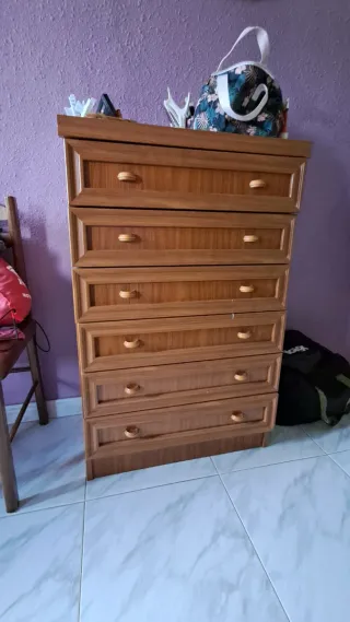 Dormitorio completo madera
