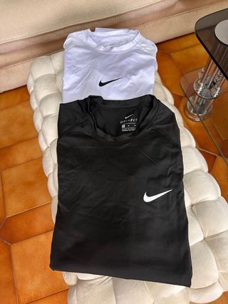2 Camisetas Nike Dri-Fit Manga Larga Talla M