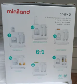 Robot cocina Miniland Chefy 6 + accesorios