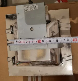 2 Apliques de techo cuadrados