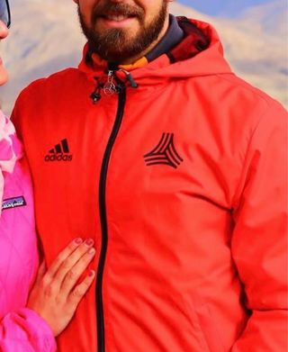 Cortavientos Adidas Tango Rojo Talla M