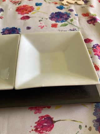 Set 3 ciotole quadrate per aperitivo