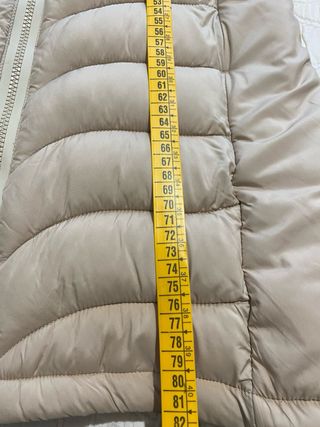 Plumífero largo Ternua Talla M Beige/Azul