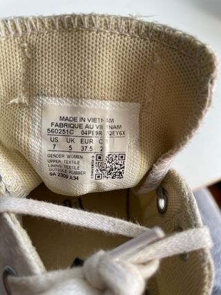 Converse Chuck Taylor Lift Blancas Talla 37.5