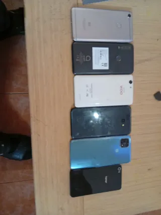 Lote de 6 móviles para piezas
