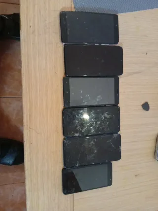 Lote de 6 móviles para piezas