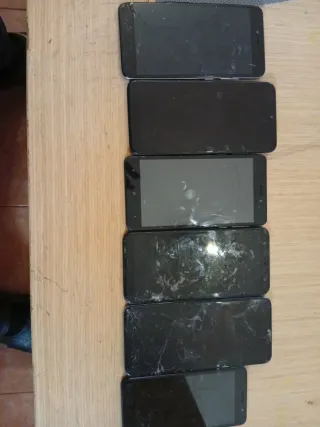 Lote de 6 móviles para piezas