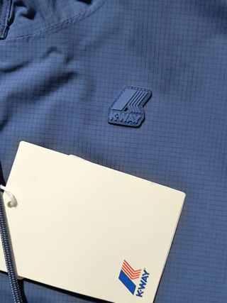 K-Way impermeabile Double Fast blu