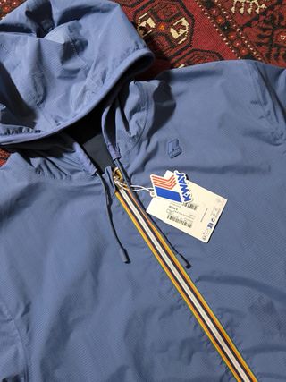 K-Way impermeabile Double Fast blu