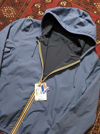 K-Way impermeabile Double Fast blu