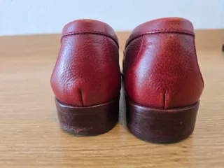 Zapatos planos cuero Lotusse Rojo Talla 37