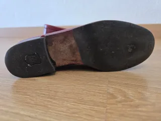 Zapatos planos cuero Lotusse Rojo Talla 37