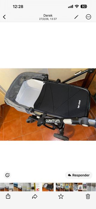 Carro de bebé Becool con silla y cuco