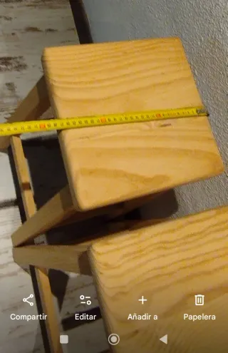 Taburetes de barra de madera