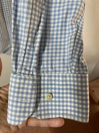 Camisa Scalpers cuadros azul claro