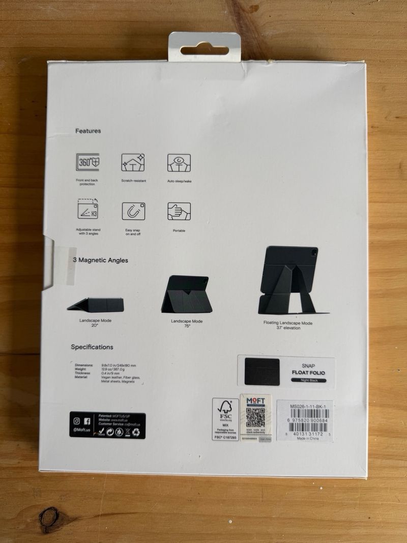 Soporte MOFT Snap Float Folio iPad afbeelding 2