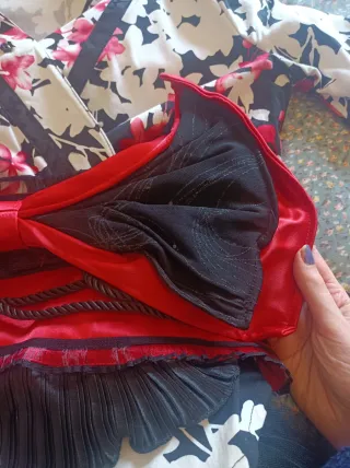 Kimono floral con tutú y lazo Angura Kei