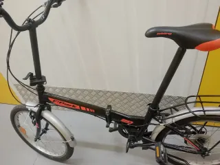 Bicicleta Plegable F-Park 20 Negra/Naranja