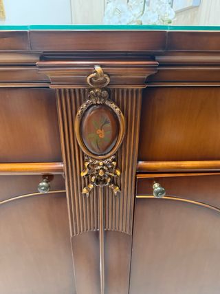 Mueble de salón o entradita madera y cristal