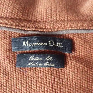 Jersey Massimo Dutti Naranja Cremallera