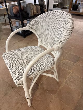 Sillón de médula blanco