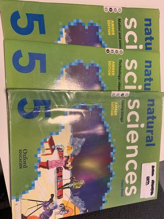 Libro de texto Natural Science 5’ primaria