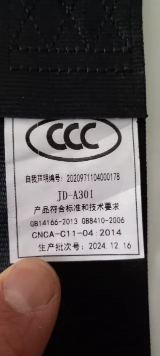 Cinturón seguridad universal furgoneta