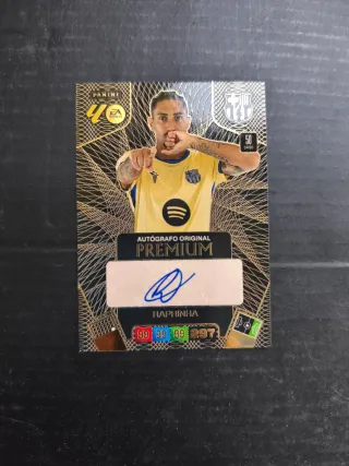Carta Panini Raphinha Autógrafo Premium
