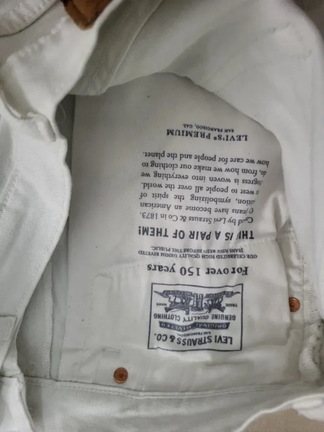 Levi's Jeans Blancos