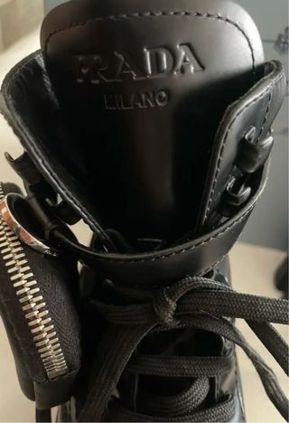 Stivaletti Prada Pelle Neri.Regalo non gradito