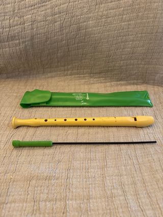 Flauta dulce Blockflöte amarilla