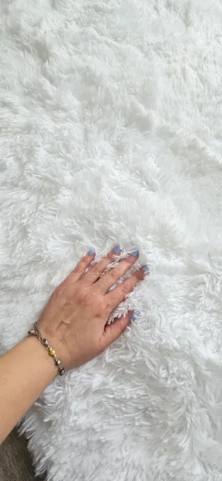 Alfombra pelo largo 160x200 Bca Nueva a estrenar