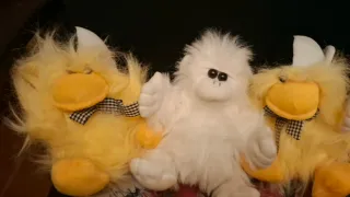 Lote Peluches 2 Patitos, 2 Gorilas y 2 Pollitos
