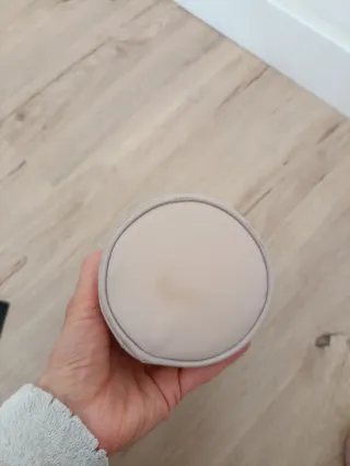 Biberón de cristal con tapa rosa