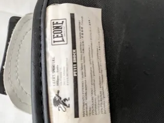 Espinilleras Leone Shock Talla S Negras.