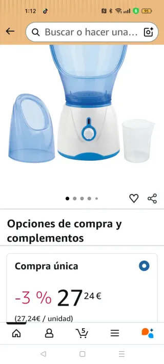 Sauna Facial Vaporizador Aromaterapia Silvercrest