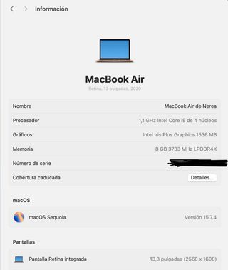 MacBook Air 13” Oro Rosa